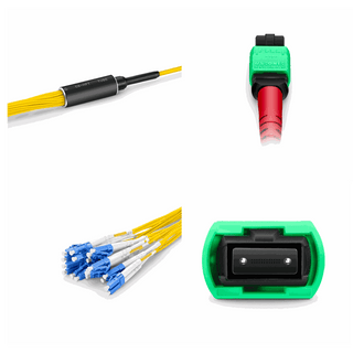 Customized 24-144 Fibers MTP-24 OS2 Single Mode Elite Breakout Cable Yellow