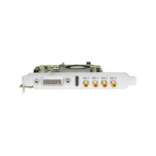 AJA  4K/2K/3G/Dual Link/HD/SD 10-bit PCIe Card, HDMI 1.4a Output (w/bracket,  BOB, 3 cables; 102806-00, 103227-01, 103247-00)