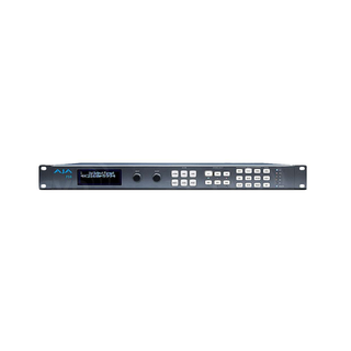 AJA FS4 1RU 4K/UltraHD/HD/SD Frame Sync/Converter, 1-Channel 4K/Ultra HD, or 4 Independent Channel HD/SD Frame Syncs