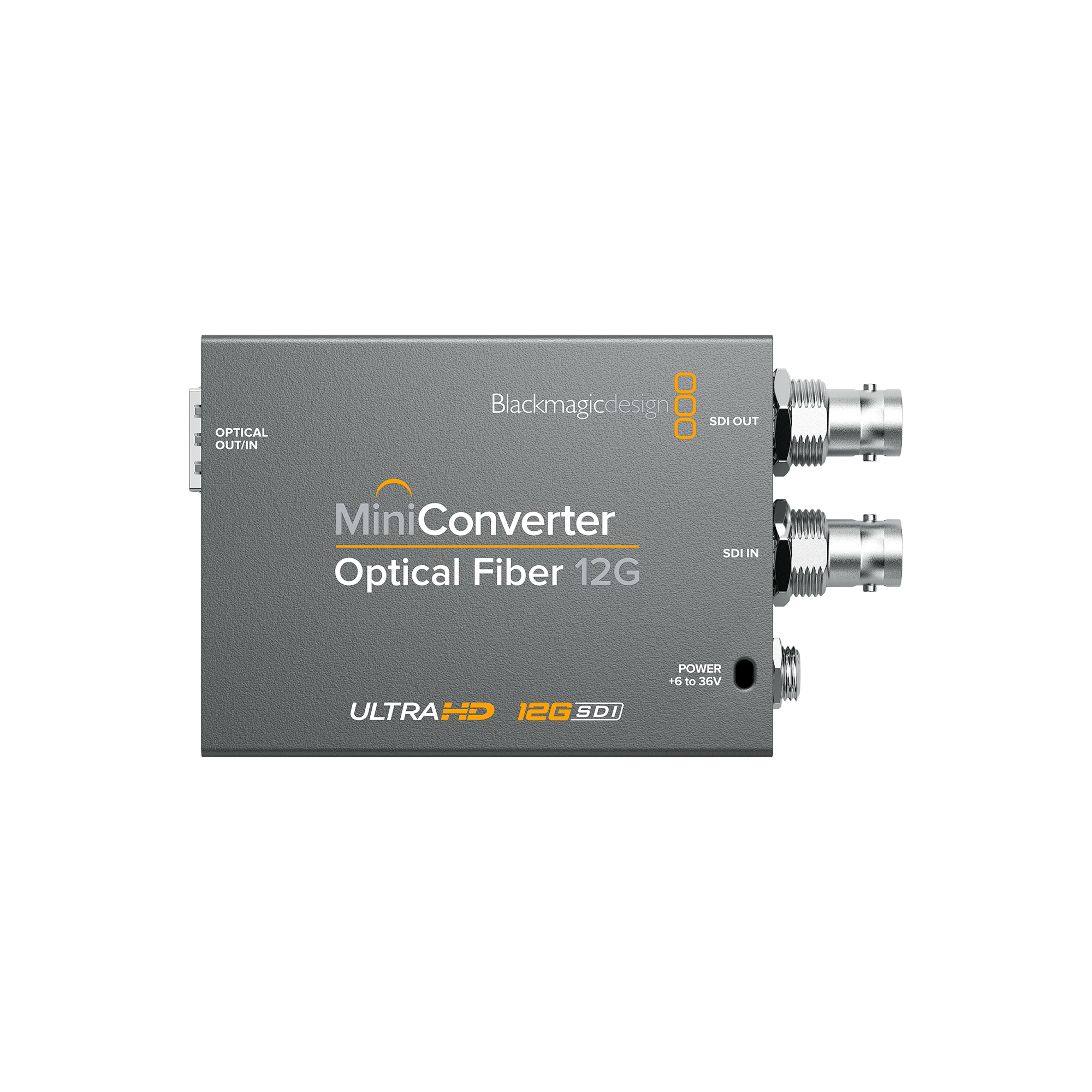 BlackMagic Mini Converter - Optical Fiber 12G (SFP Optical Module not included)