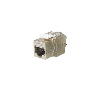 Linkbasic Cat5E Shielded Keystone Jack (180 Degrees) Nickel