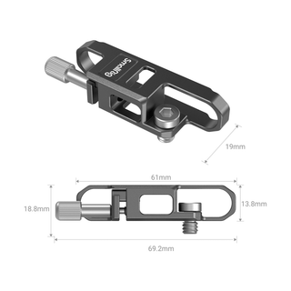 SmallRig Samsung T5 SSD Mounting Clamp for BMPCC 6K Pro Cage 3300