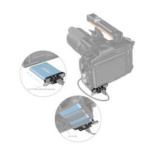 SmallRig Samsung T5 SSD Mounting Clamp for BMPCC 6K Pro Cage 3300