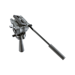 Libec 75mm ball and flat base video head with a pan handle, payload 5kg