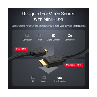 Unitek 2m 4K 60Hz High Speed Mini HDMI to HDMI 2.0 Cable