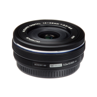 Olympus M.Zuiko Digital ED 14-42mm f/3.5-5.6 EZ Lens (Black)