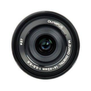 Olympus M.Zuiko Digital ED 14-42mm f/3.5-5.6 EZ Lens (Black)