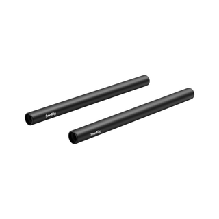SmallRig 15mm Black Aluminum Alloy Rod (M12-200mm / 8") (2pcs)