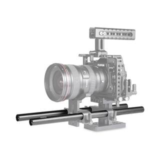 SmallRig 15mm Black Aluminum Alloy Rod (M12-30cm / 12") (2pcs)