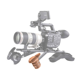 SmallRig Left-Side Wooden Grip with ARRI Rosette