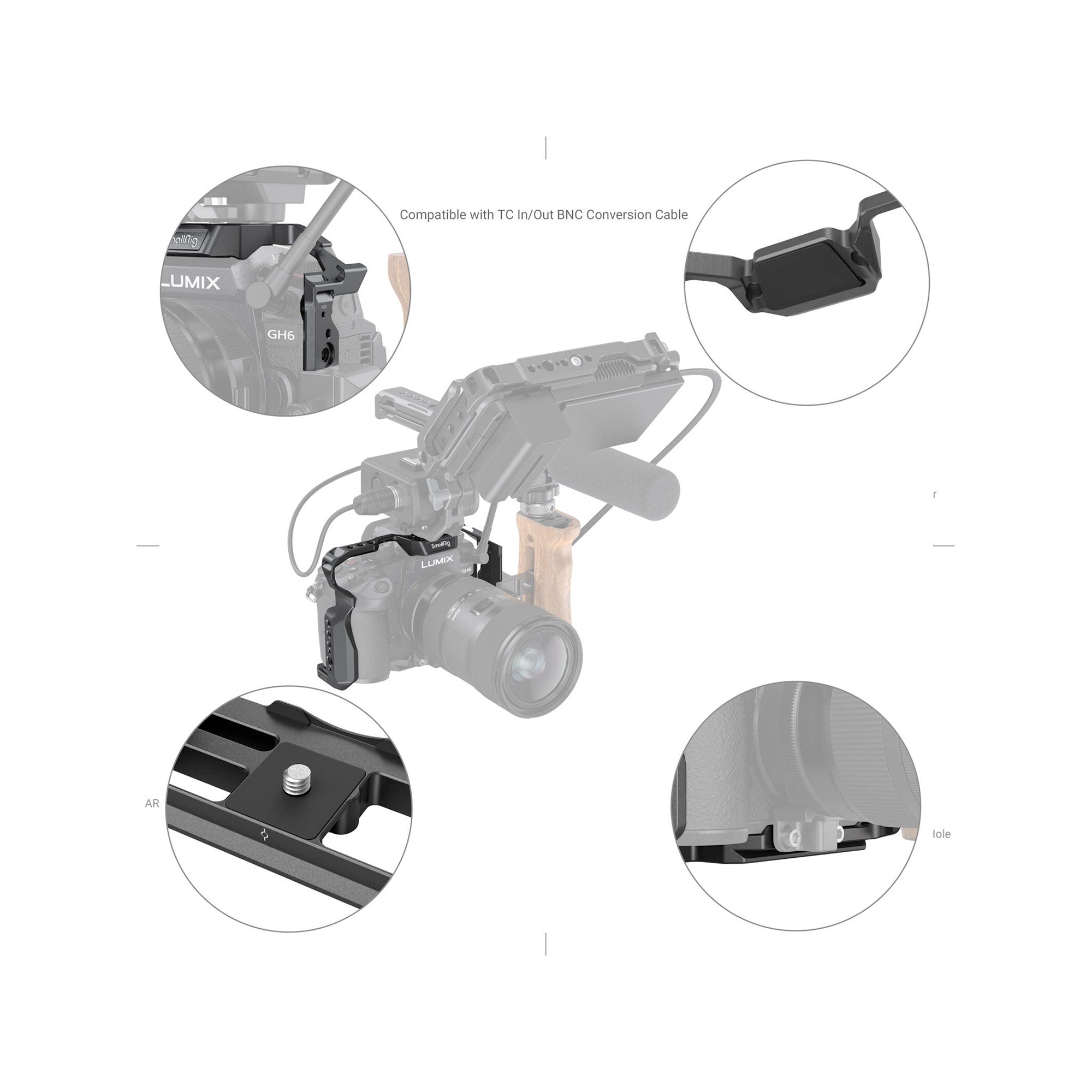 SmallRig Cage for Panasonic LUMIX GH6 3784