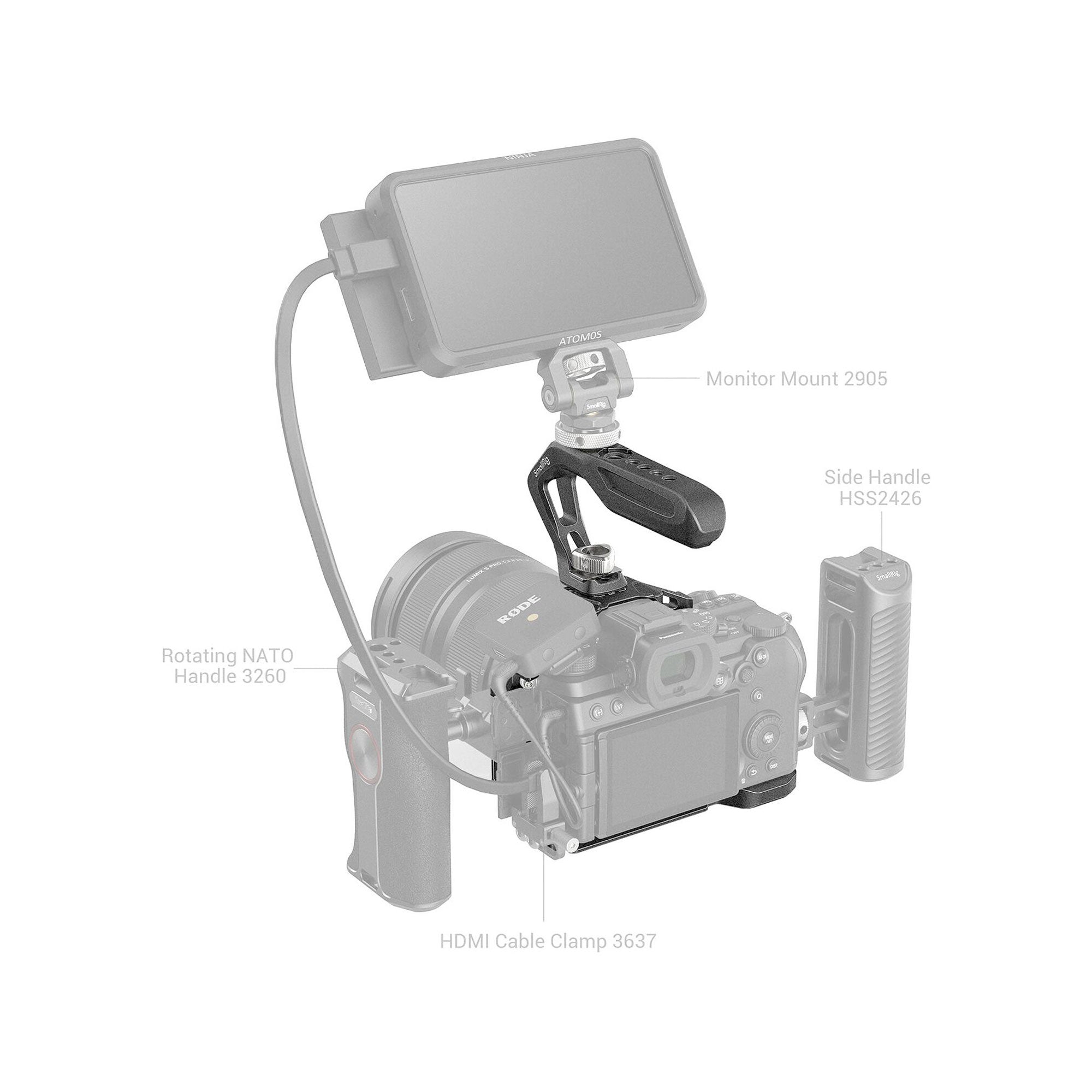 SmallRig "Black Mamba" Cage Kit for Panasonic LUMIX S5 3790