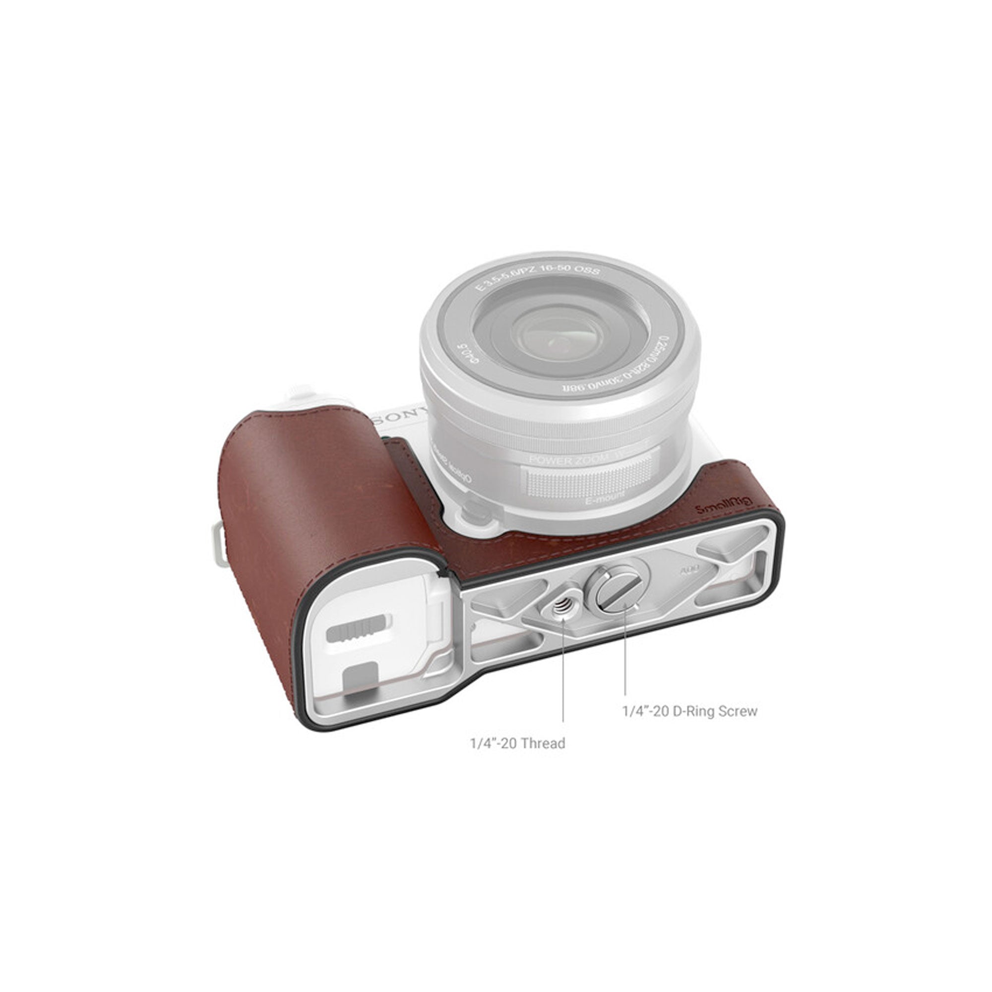 SmallRig Leather Half Case for Sony ZV-E10 3527