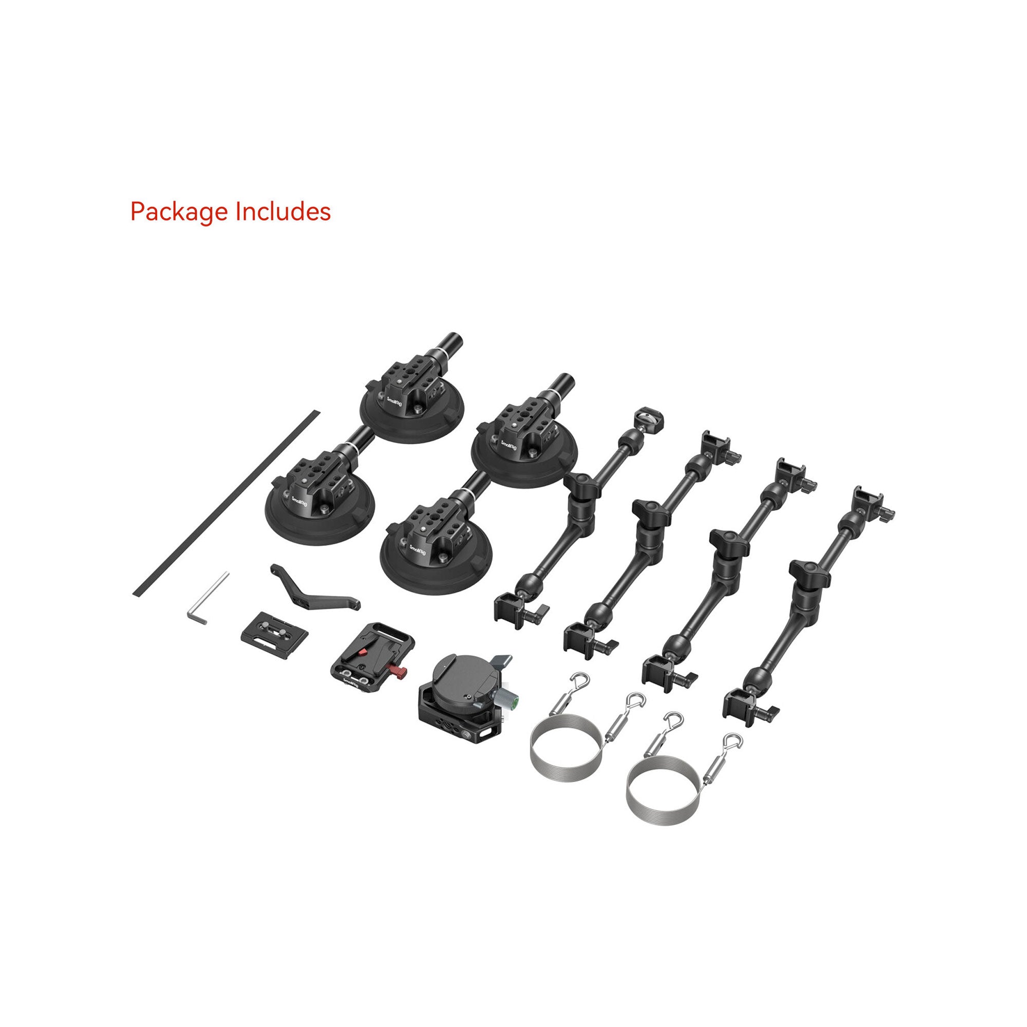 SmallRig 4-Arm Suction Cup Camera Mount Kit SC-15K 3565