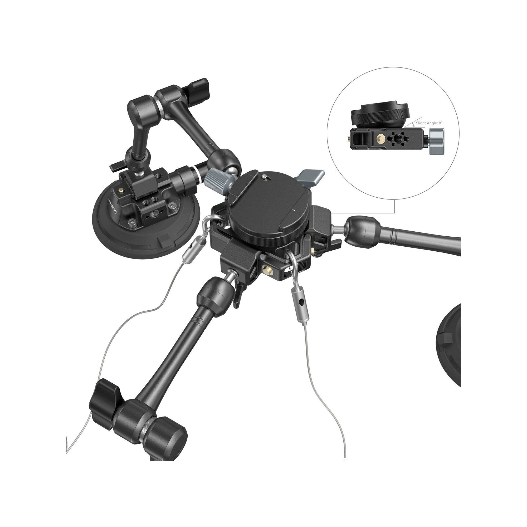 SmallRig 4-Arm Suction Cup Camera Mount Kit SC-15K 3565