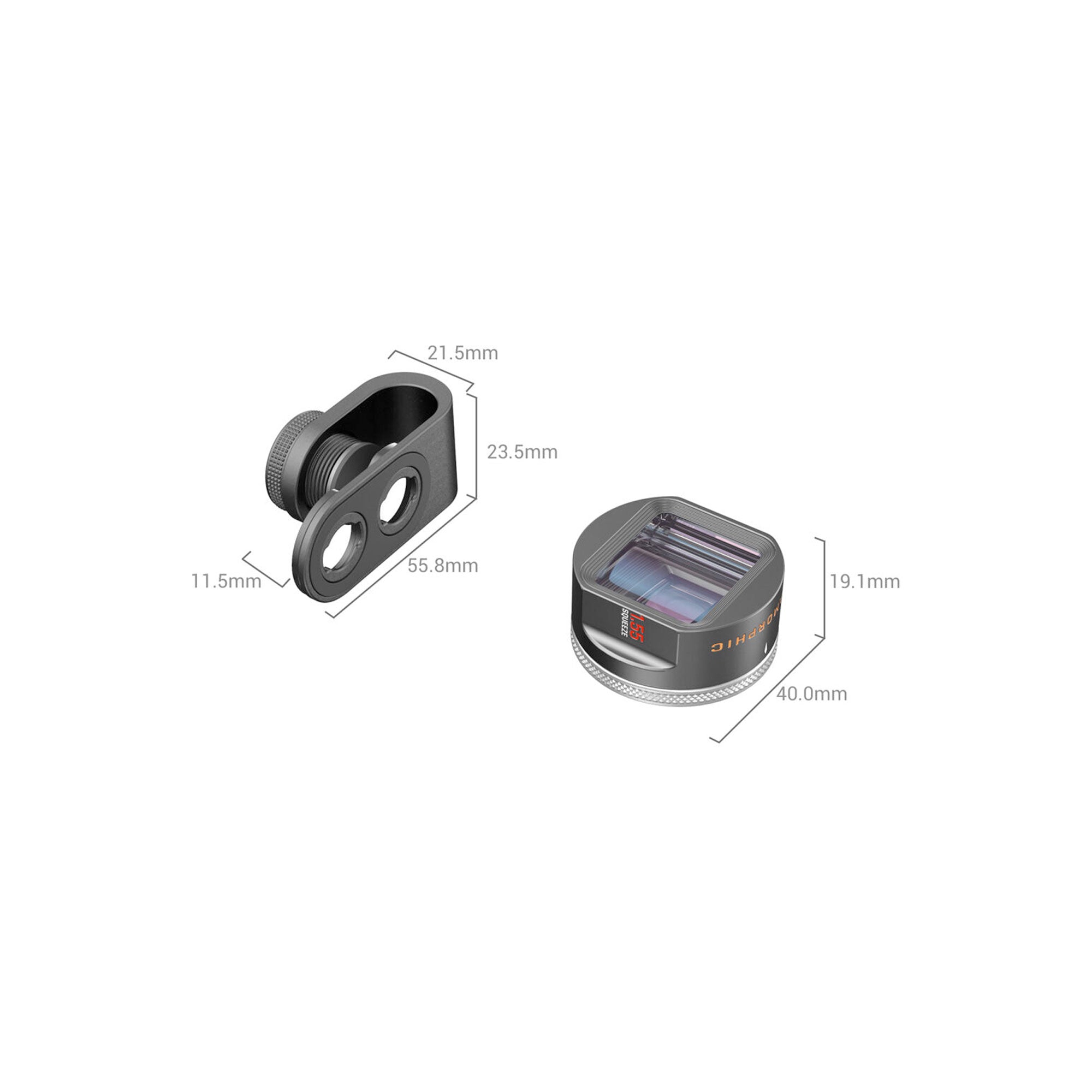 SmallRig 1.55X Anamorphic Lens for Cellphone 3578