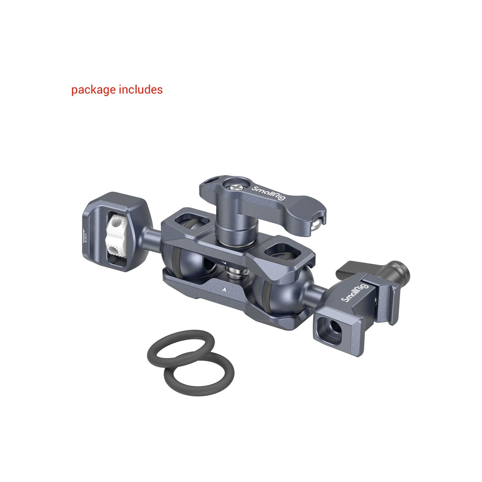 SmallRig Magic Arm with Dual Ball Heads (1/4" -20 Screw and NATO Clamp) 3875