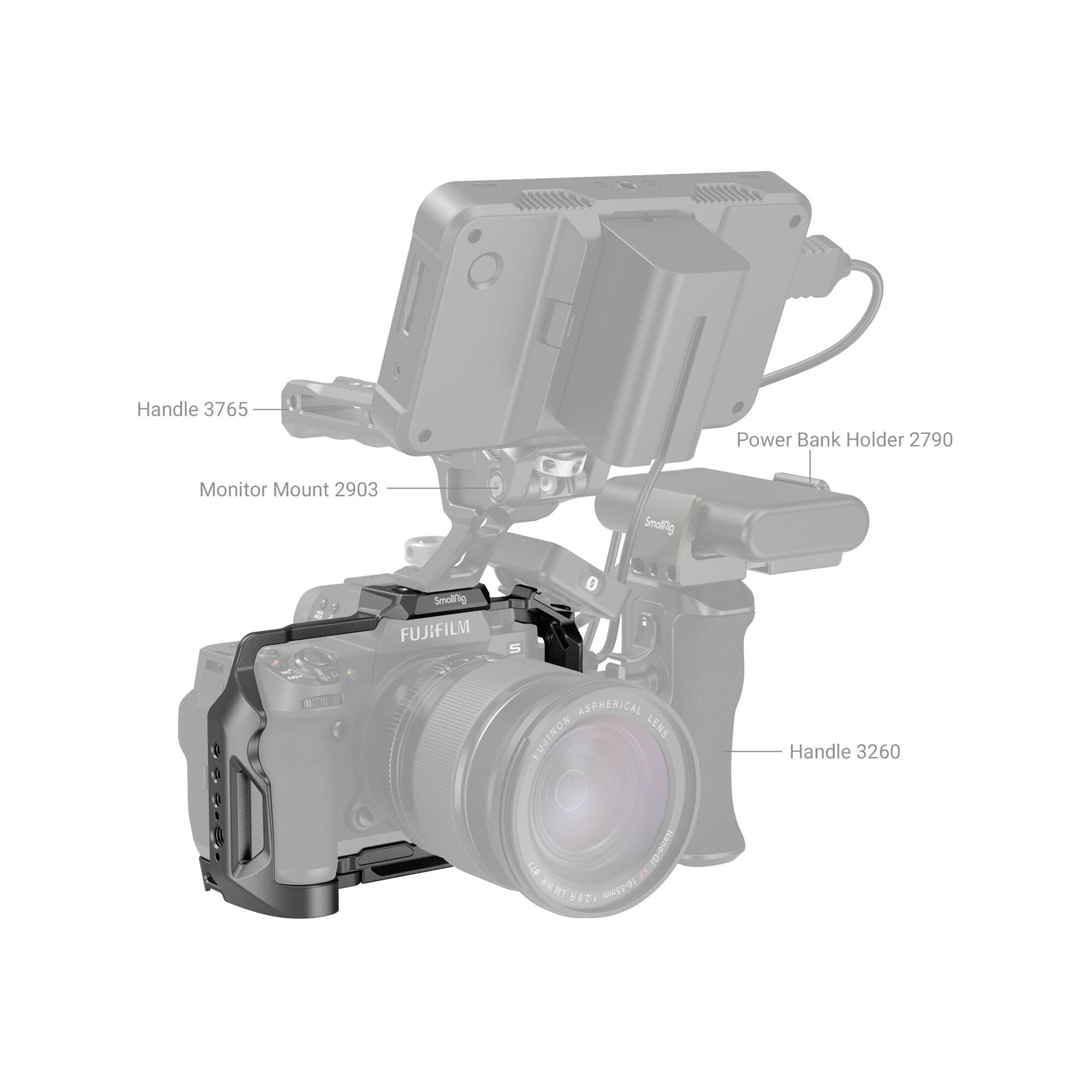 SmallRig Cage for FUJIFILM X-H2 / X-H2S 3934