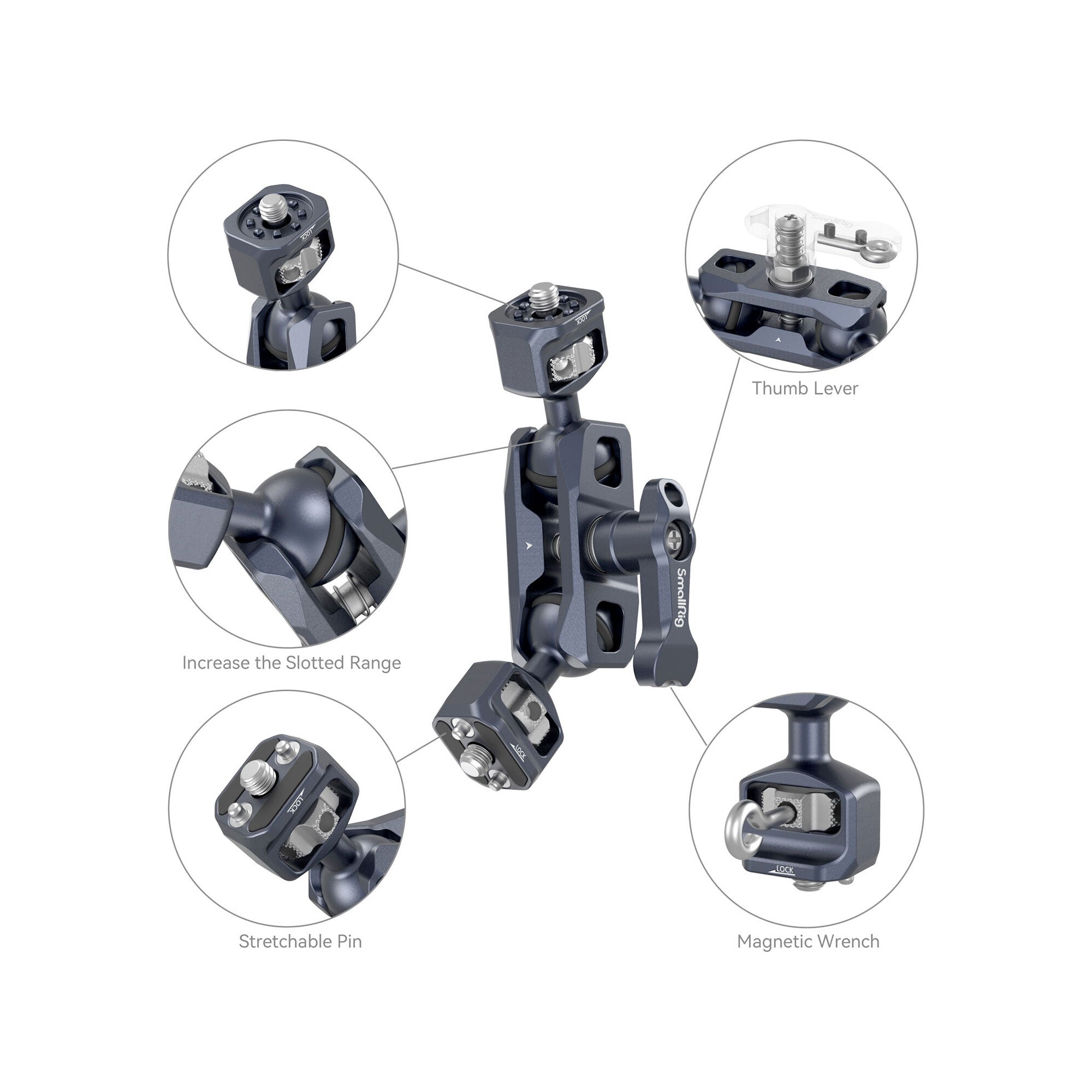 SmallRig Magic Arm for Sony FX6 / FS5 / FS5 II 4123