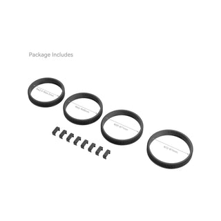 SmallRig 62.5-64.5mm / 66-68mm / 69-71mm / 72-74mm Seamless Focus Gear Ring Kit 4186