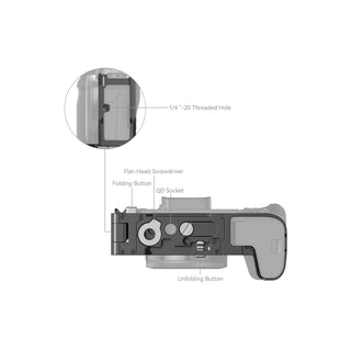 SmallRig Foldable L-Bracket for Canon EOS R8 4211