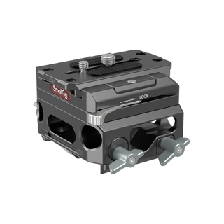 SmallRig Lightweight Bottom Mount Plate with Dual 15mm Rod Support System (Magnesium Alloy) 3067