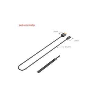 SmallRig Ultra-Slim 4K HDMI Data Cable (D to A) (55cm) 3043