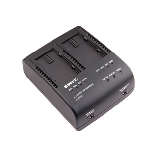 SWIT S-3602D Dual Charger/Adapter for Panasonic VW-VBD58/CGA D54S & D28S Batteries
