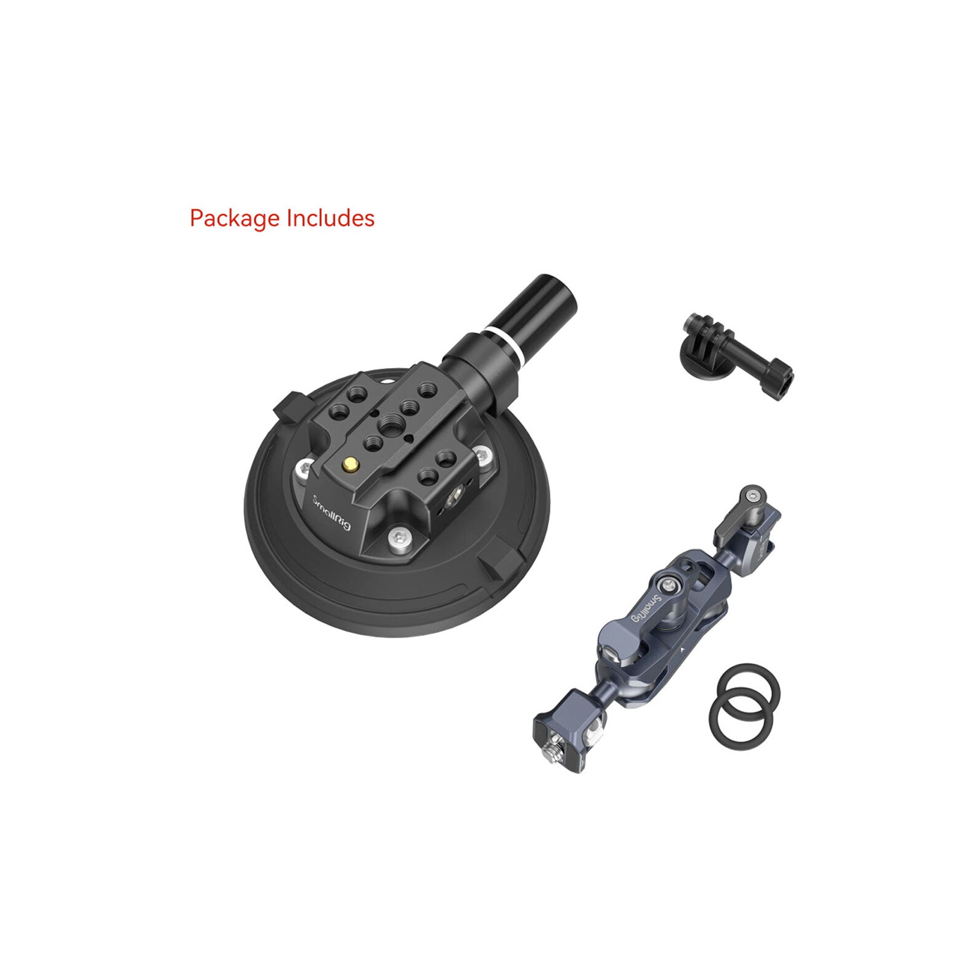 SmallRig 4" Suction Cup Camera Mount Kit for Vehicle Shooting 4236