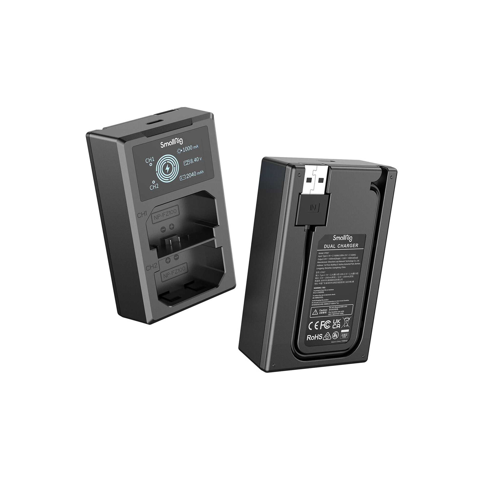 SmallRig NP-FZ100 Camera Battery and Charger Kit 3824