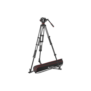 Manfrotto MVK504XTWINGA Video Kit 504X Head + Alu Twin Leg GS Tripod + Padded Bag