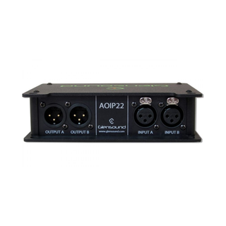 Glensound AoIP-22 Analogue In & Out Dante/AES67