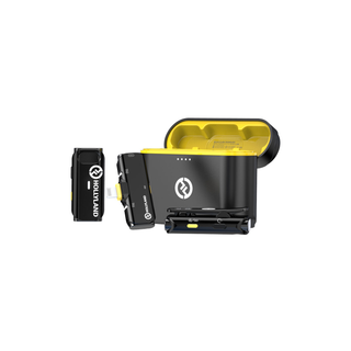 Hollyland LARK C1 SOLO Wireless Microphone System with Lightning Connector for iOS Devices, 1x Transmitter, 1x Receiver (2.4 GHz) Black