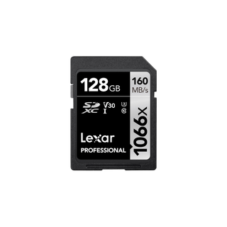 Lexar 128GB Professional 1066x UHS-I SDXC Memory Card (SILVER Series)