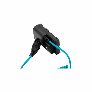 Kondor Blue D-Tap Power Cable to Sony L-Series Dummy Battery Blue