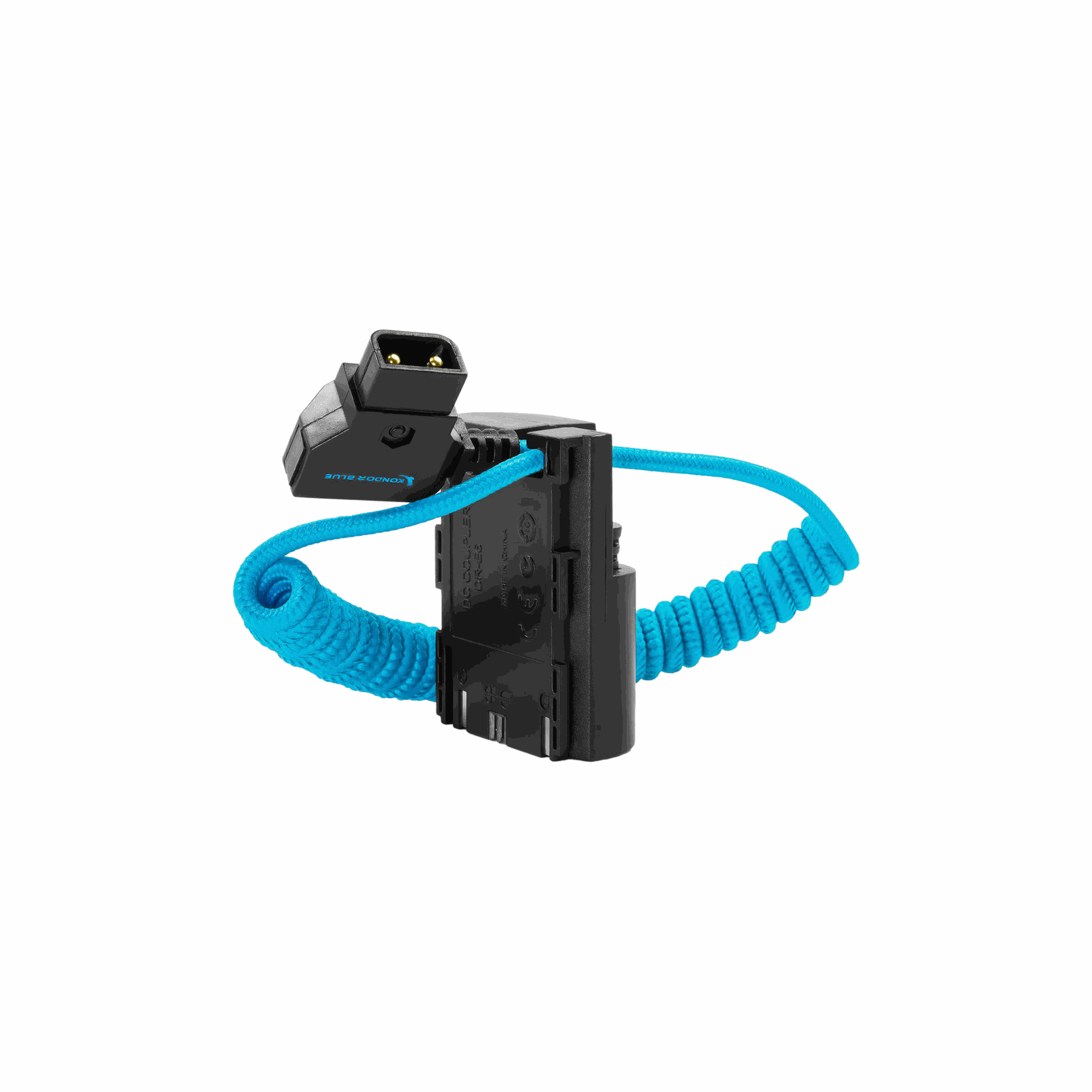 Kondor Blue D-Tap to Canon LP-E6 Dummy Battery Cable (40-90cm)