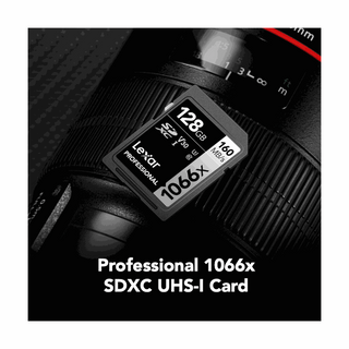 Lexar 128GB Professional 1066x UHS-I SDXC Memory Card (SILVER Series)