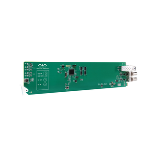 AJA OG-FiDO-TR-MM 1-Channel 3G-SDI/LC Multi-Mode LC Fiber Transceiver, DashBoard Support