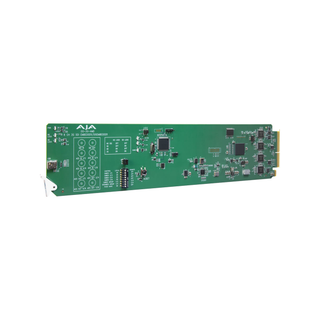 AJA OG-3G-AMD 3G-SDI 8-Channel 24-bit AES Embedder/Disembedder, DashBoard Support