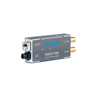 AJA FiDO-T-12G 1-Channel 12G-SDI to Single Mode LC Fiber Transmitter