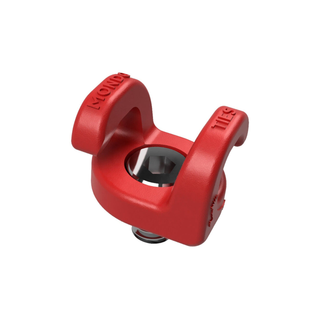 Kondor Blue 3/8" - 16 Mondo Tie Cable Management Clips (5 Pack) Cardinal Red