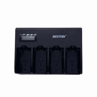 Beston 4 x Bay Smart Battery Charger for Sony NP-F550 F750 F960 Batteries