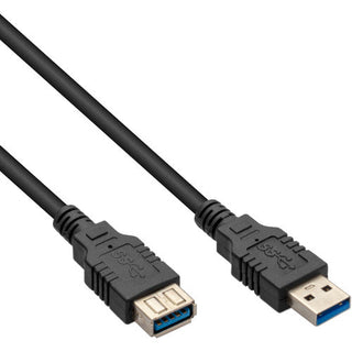 Pearstone USB 3.0 Type A Male to Type A Female Extension Cable - 3m