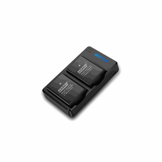 Beston USB Dual Charger and 2 Battery Kit for Nikon EN-EL14