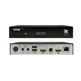 ADDER Single Link with POE HDMI & USB Extender over IP with PSU
