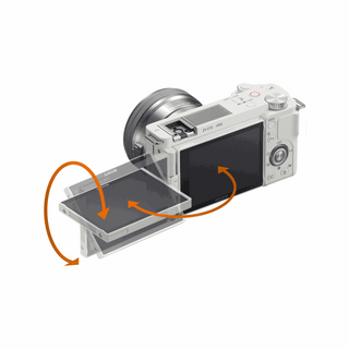 Sony Alpha ZV-E10 Mirrorless Camera with 16-50mm Lens (White)