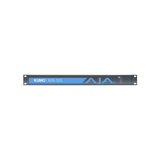 AJA KUMO 1616-12G KUMO 16x16 Compact 12G-SDI Router, with 1 Power Supply