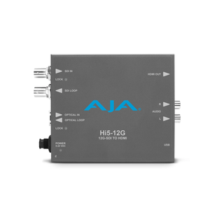 AJA Hi5-12G 12G-SDI to HDMI 2.0 Conversion