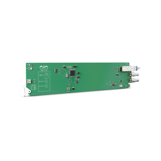AJA OG-FiDO-R-12G-ST 1-Channel 12G-SDI/ST Single Mode ST Fiber Receiver, DashBoard Support