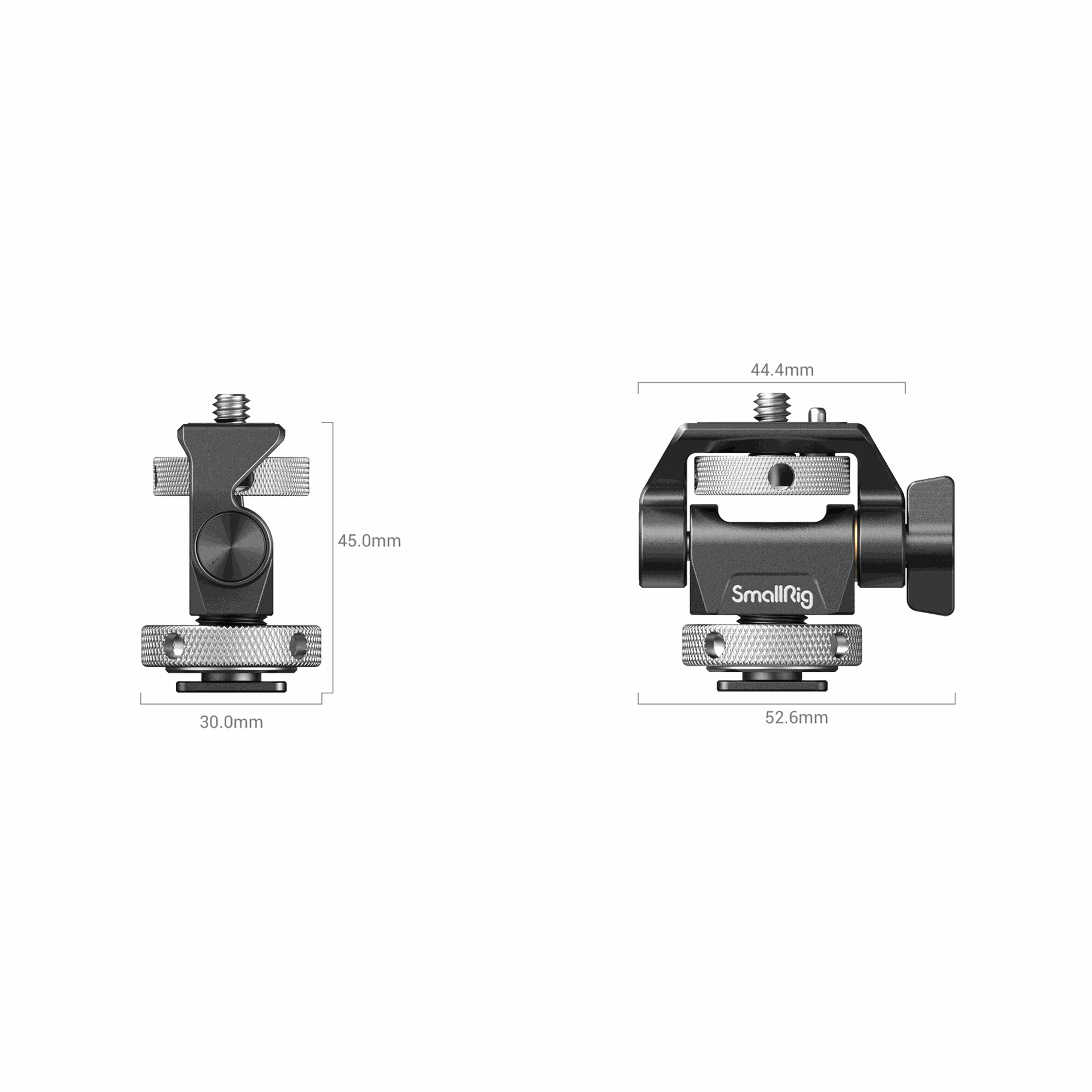 SmallRig Swivel and Tilt Adjustable Monitor Support with Cold Shoe 2905B